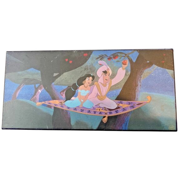 Disney Other - Vintage Jasmine and Aladdin 9 X 4.25 Limited Edition Art Plaque
